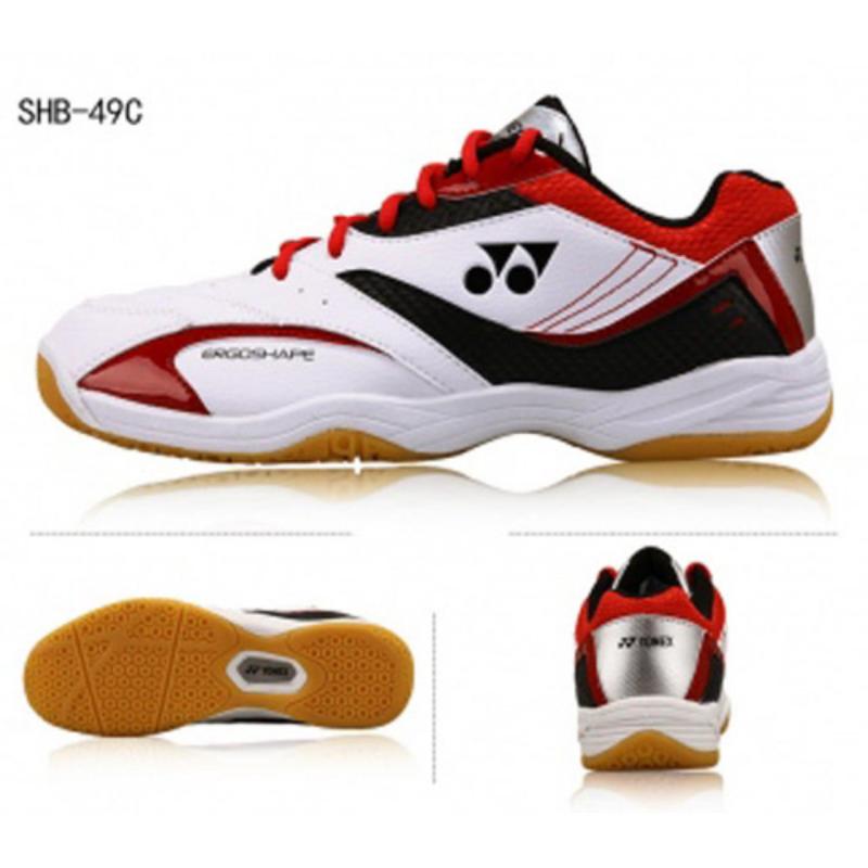 Giày cầu lông nam Yonex SHB-49C size 41 (trắng,đỏ, đen)