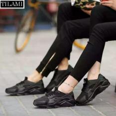 Giày thể thao nam nữ TILAMI đa năng, đế êm, chất thoáng khí(full đen)