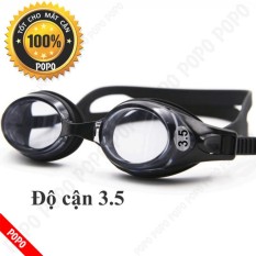 Kính bơi CẬN 3.5 độ thế hệ mới, mắt trong, chống UV, chống HẤP HƠI, kính bơi thời trang cao cấp POPO Sports