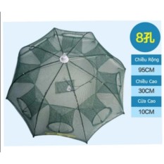 Lưới Đánh Bắt Cá Bát Quái- 8 Cửa