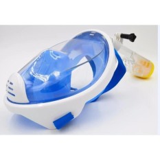 Mặt nạ lặn biển Full Face, view 180 độ, gắn được camera hành trình kèm ống thở ngăn nước