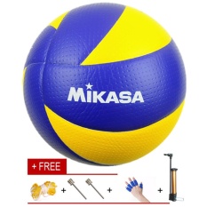 Mikasa Bóng Chuyền MVA 200 Với Mang Lưới và Bơm Hơi-quốc tế