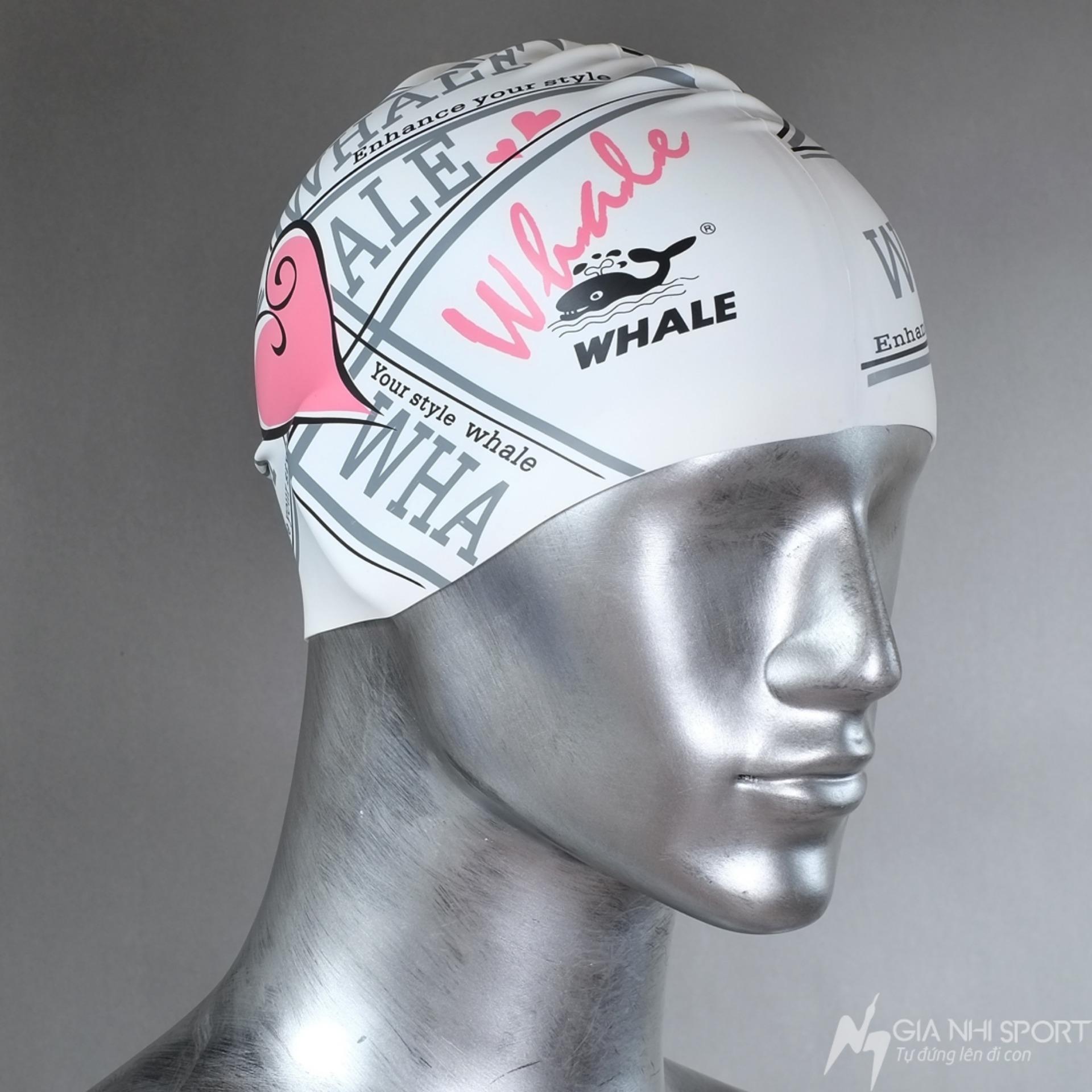Mũ bơi Whale CAP309 (Trắng)