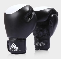 New PU Fight MMA Boxing Gloves Practice Training Muay Thai Sanda Punching Bag (Black) – intl