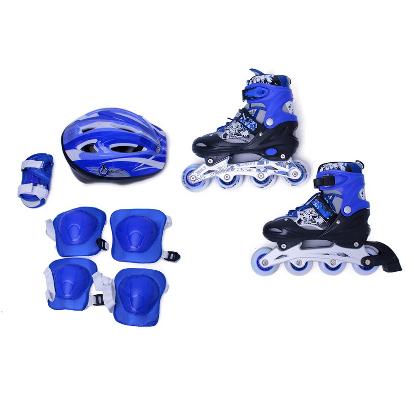 Patin 3 in 1 size M (Xanh)