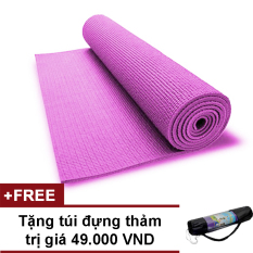 Thảm Tập Yoga Loại Cao Cấp Có Túi Đựng GreenNetworksGroup (Hồng)