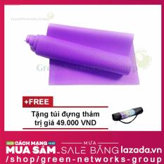 Thảm Tập Yoga Loại Cao Cấp Có Túi Đựng (Tím).