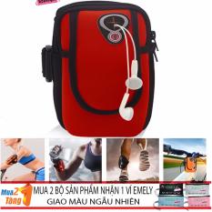 Túi Đeo Tay Đựng Điện Thoại Tập Thể Thao SP7 (Đỏ) – Mua 2 Tặng 1 Ví EMELY