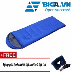 Túi Ngủ Đông Siêu Bền Thế Hệ Mới US04187 + Tặng gối hơi chữ U bịt mắt và bịt tai