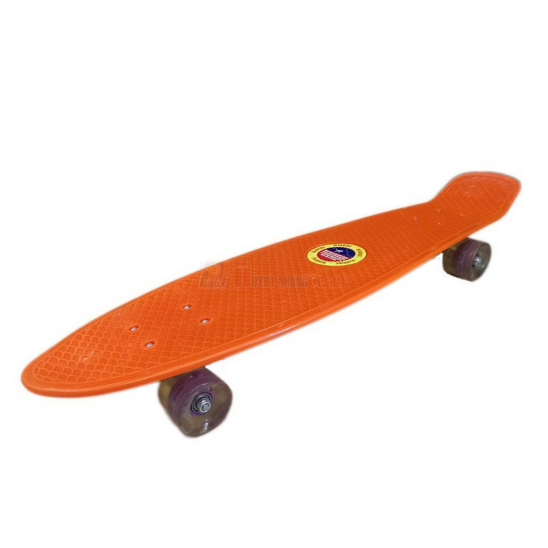 Ván trượt Skateboard Penny nhập khẩu cao cấp - tiêu chuẩn thi đấu -
cam