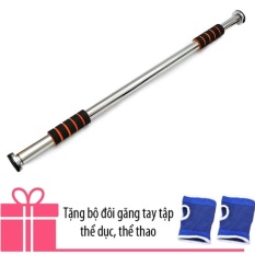 Xà đơn inox treo tường Verygood + Tặng bộ đôi găng tay