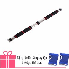 Xà đơn treo tường 80-130cm + Tặng bộ đôi găng tay