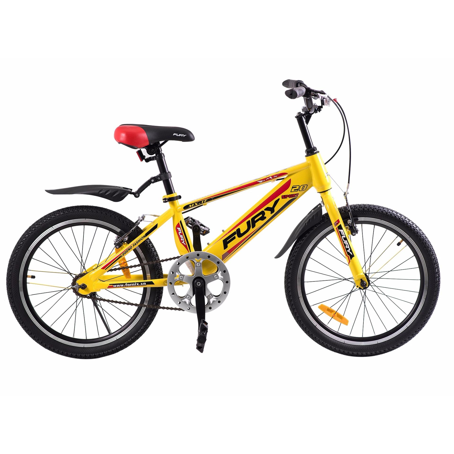 Xe đạp BMX, hiệu FURY, mã MX-1F ( vàng đỏ )