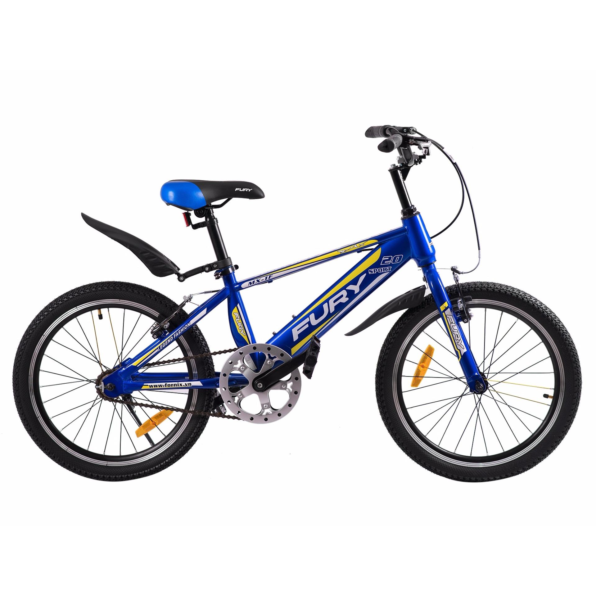 Xe đạp BMX, hiệu FURY, mã MX-1F ( xanh vàng )