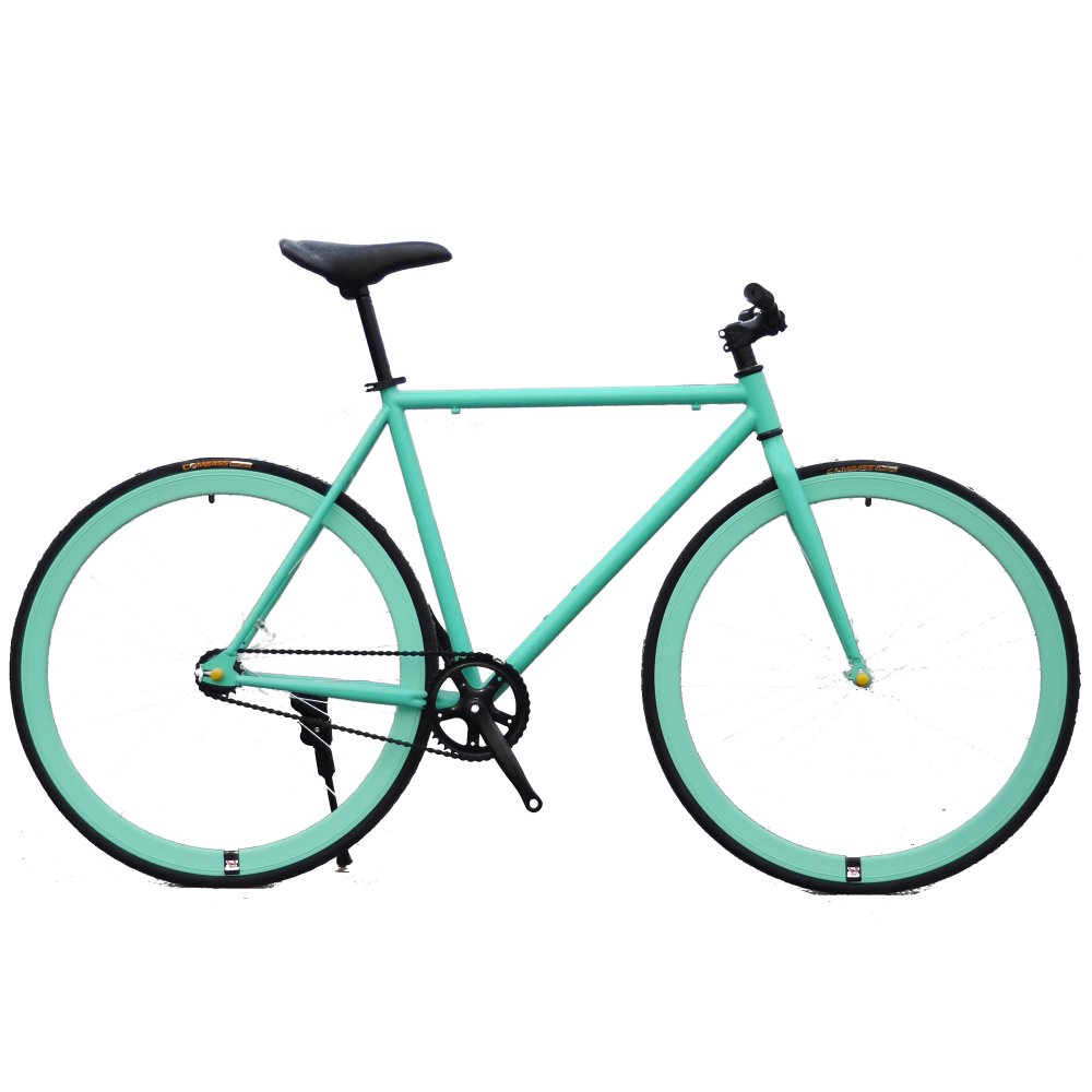 Xe đạp Fixed Gear Single Speed (Xanh ngọc)