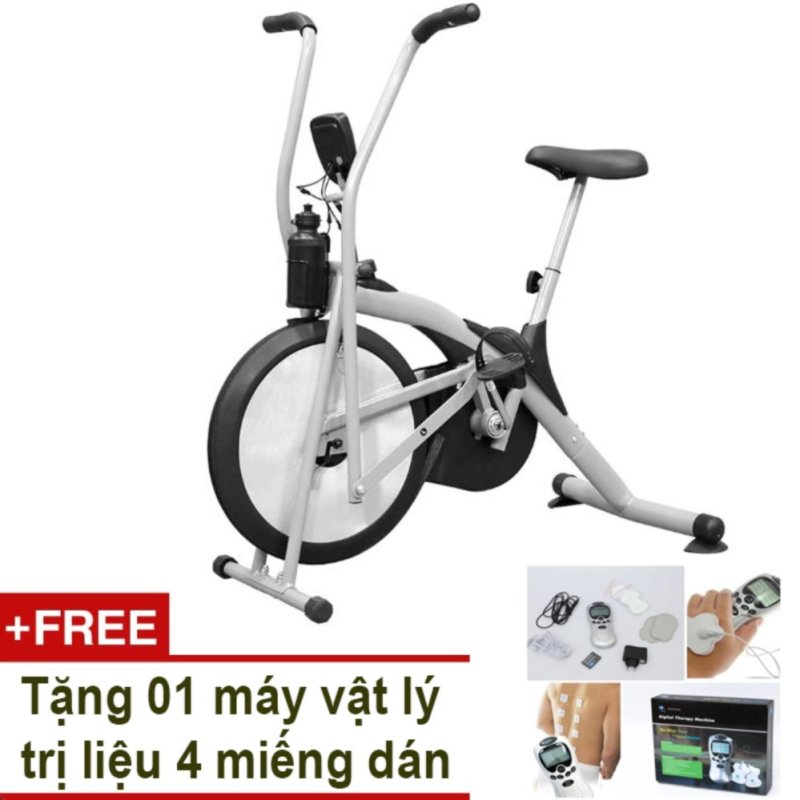 Bảng giá Xe đạp tập thể dục Air Bike (Xám) + Tặng vật lý trị liệu 4 miếng dán