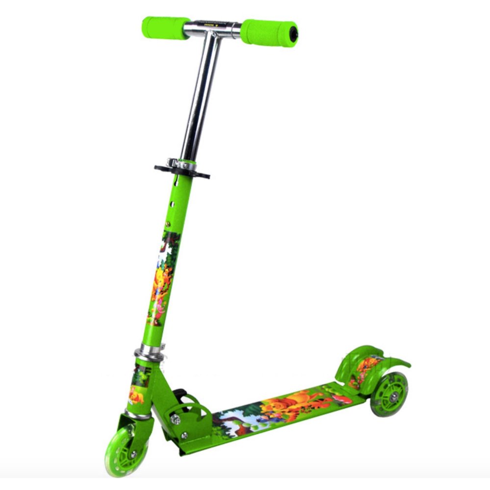 Xe trượt Scooter 3 bánh trẻ em JM-756 (Xanh lá)