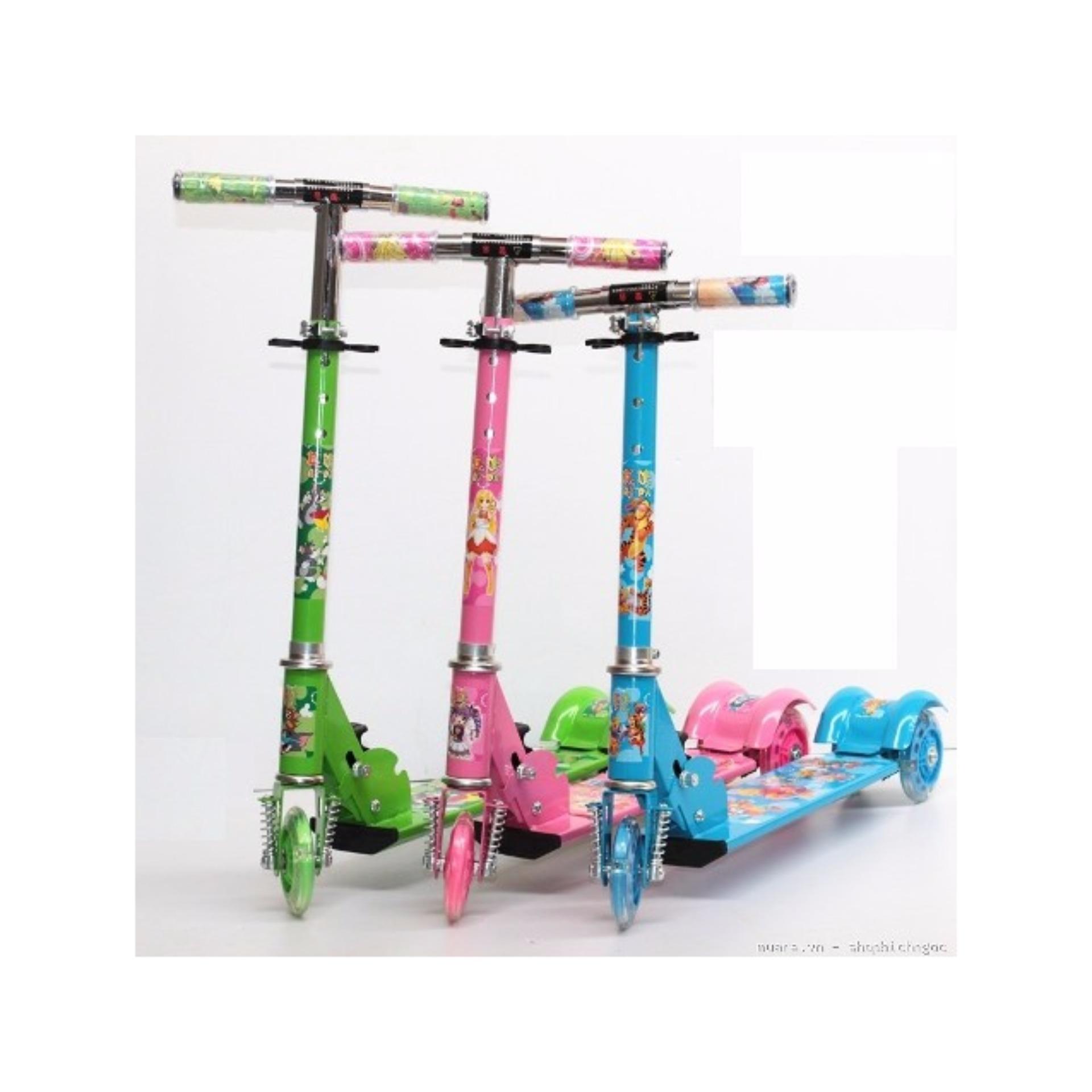 Xe Trượt Scooter Cho Bé( màu hồng )