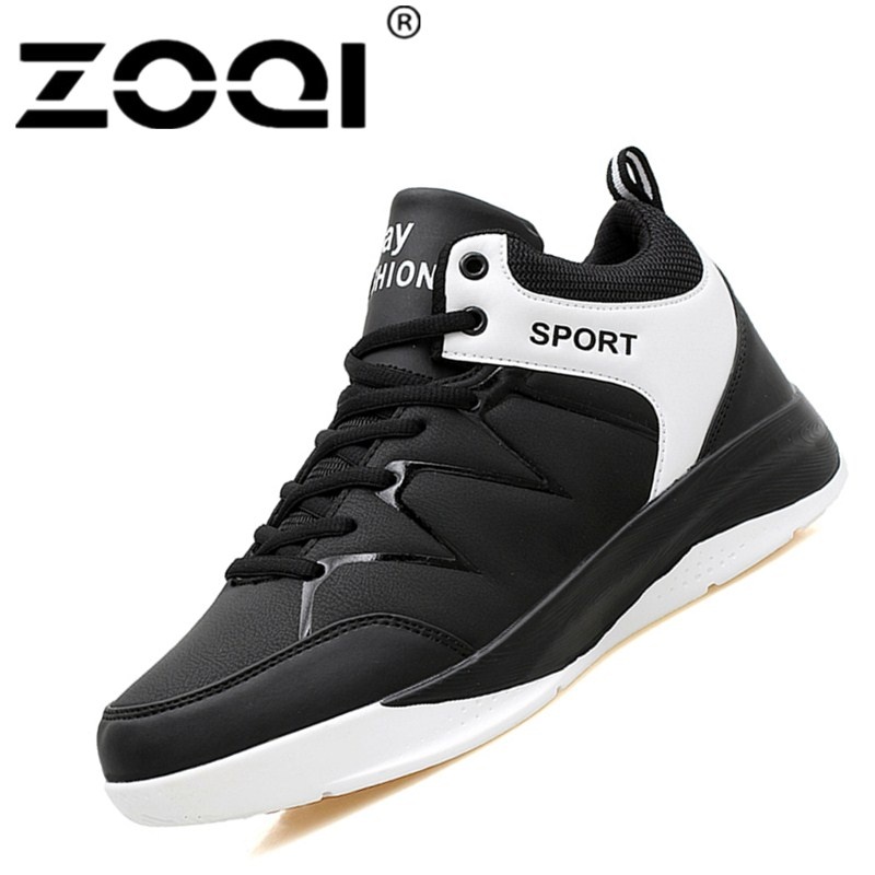 ZOQI Giày Thể Thao Sneaker chống trơn trượt Bóng Rổ (Trắng và Đen)-quốc tế