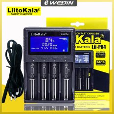[Fullbox đầy đủ] Bộ Sạc Pin Cục LiitoKala Lii PD4 (100-240V) – Sạc LiitoKala Lii-PD4, sạc thông minh và đo dung lượng pin AA 18650 26650 21700
