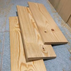 Com bo 3 tấm gỗ thông mới đẹp dài 50cm, rộng 14cm, dày 1.5cm