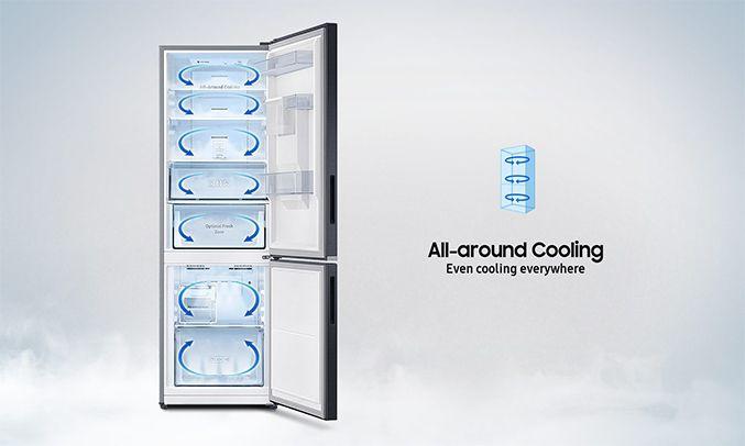 Tủ lạnh 2 cửa ngăn đông dưới Samsung Inverter 307 lít RB30N4170S8/SV - Hàng phân phối chính hãng, tiết kiệm...