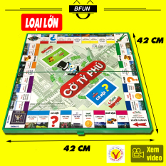 Cờ Tỷ Phú SATO LOẠI LỚN Hàng Xịn – Bộ Cờ Tỉ Phú Việt Nam Monopoly Cao Cấp, Trò Chơi Trí Tuệ, Khám Phá Tư Duy Làm Giàu, Board Game – Đồ Chơi Trẻ Em BFUN