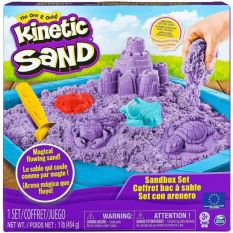 MYKINGDOM – KINETIC SAND 6024397 Bộ cát, dụng cụ và khay chơi cát