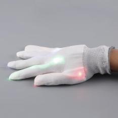 7 Mode Led Gloves Glove Rave Light Flashing Finger Lighting Glow Mittens Magic