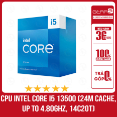 CPU Intel Core I5 13500 (24M Cache, up to 4.80Ghz, 14C20T) – Chip Tray Bảo hành 36 Tháng