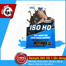 [HCM]Gói Thử Sample Sữa Tăng Cơ Bắp BPI SPORTS ISO HD 100% Whey Isolate 1 Lần Dùng (32gram)