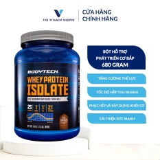Bột hỗ trợ phát triển cơ bắp BodyTech Whey Protein Isolate – Rich Chocolate 680gr