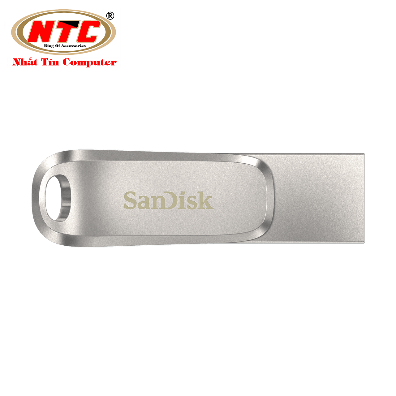 USB OTG Sandisk Ultra Dual Drive Luxe USB Type-C 3.1 256GB 150MB/s (Bạc) - Vỏ kim loại cao cấp -...