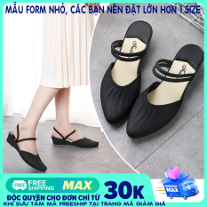 GIÀY NỮ KAN-3 kiểu dáng BÚP BÊ QUÃNG CHÂU cao 3cm, GIAY BUP BE có thể đi mưa chống thấm, nhiều màu nhiều size