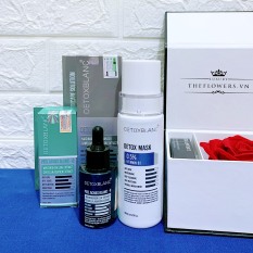 Combo làm sạch mụn, dưỡng trắng da Detoxblanc