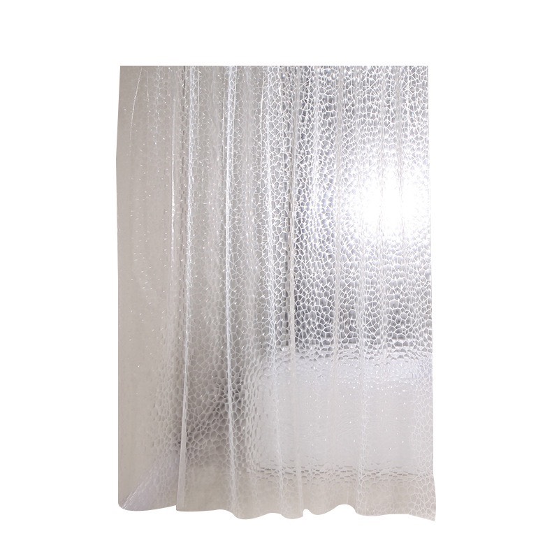 Rèm phòng tắm vải POLY chống thấm nước kèm 12 móc treo 180cm x 180cm - cao cấp