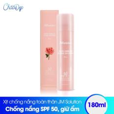 Xịt chống nắng toàn thân JM Solution Sun Spray SPF 50 180ml (Rose)