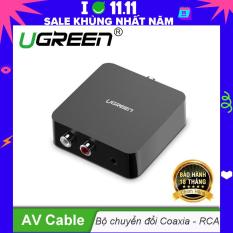 Bộ chuyển đổi âm thanh từ cổng quang (Coaxial) sang chuẩn RCA cao cấp chính hãng UGREEN – Hãng phân phối chính thức