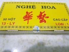 xí ngầu nghệ hoa 13 ly chính hãng hộp 50 viên