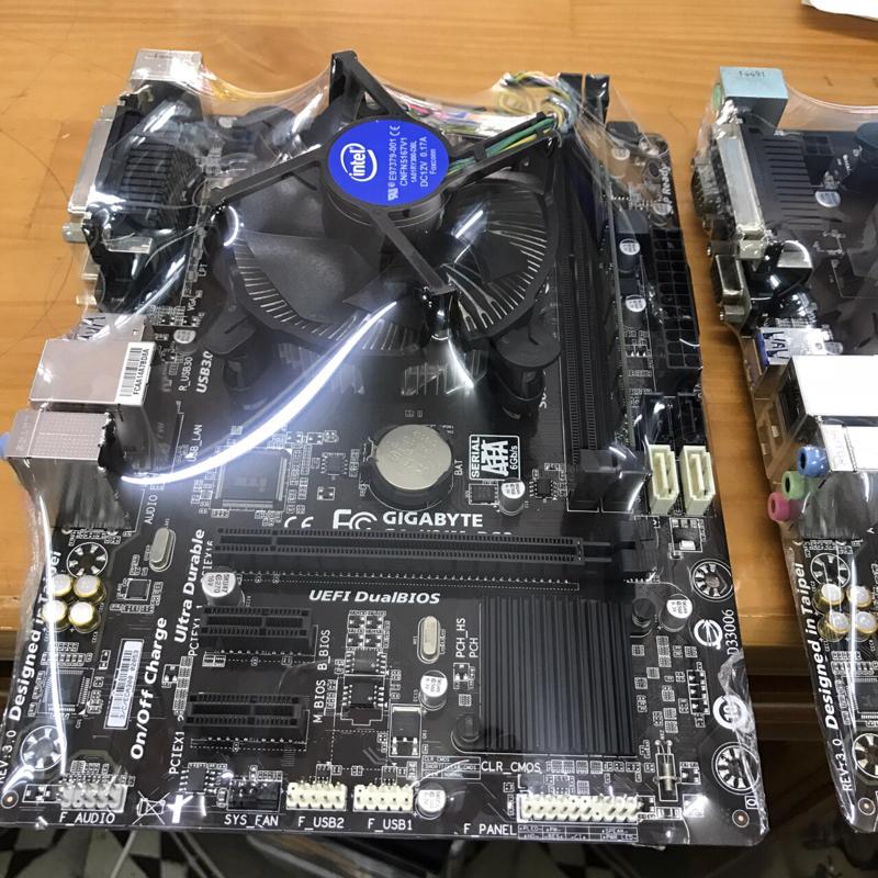 Combo Main H110 GIGABY kèm CPU G4500 và Ram 4G DR4 tản nhiệt rất đẹp