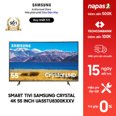 [Giao toàn Miền Bắc][Trả góp 0%] 55TU8300 SmartTV Samsung 55inch 4K Crystal UHD miễn phí vận chuyển và lắp đặt