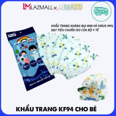 Combo 10 Khẩu Trang Trẻ em KF94 4D Mask Kids cho trẻ từ 3-12 tuổi. Công Nghệ Hàn Quốc, Kháng bụi mịn và virus, đạt tiêu chuẩn ISO của bộ y tế – Miwako Official Store
