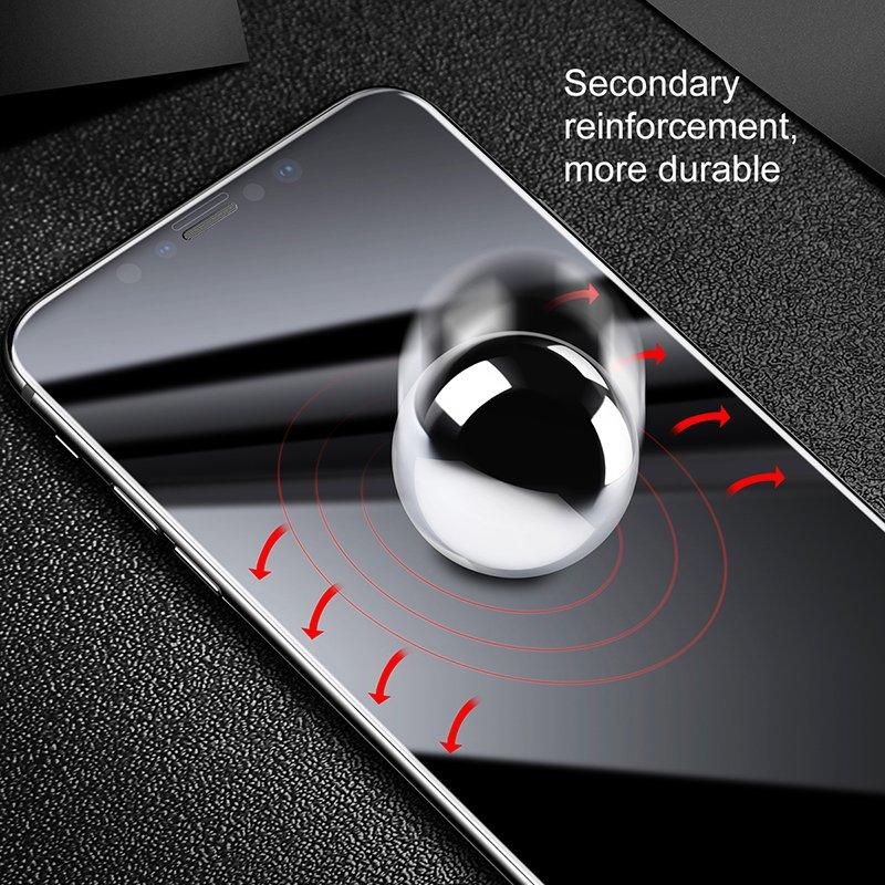 Kính cường lực siêu bền Curved-screen cho iPhone X/XS/XS MAX/11/11 PRO/11 PRO MAX (0,2mm, Curved-screen Full Coverage tempered glass )