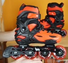Giày Patin Centosy Kid Pro 2 ( Tặng túi đựng giày + Khóa học miễn phí 3 buổi + bảo hiểm chân tay + mũ bảo hiểm xịn )