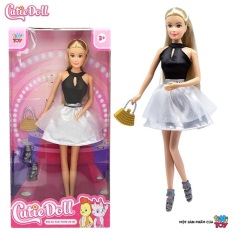 Bộ đồ chơi búp bê thời trang dạ hội cỡ nhỏ tiNiToy (Giao mẫu ngẫu nhiên)