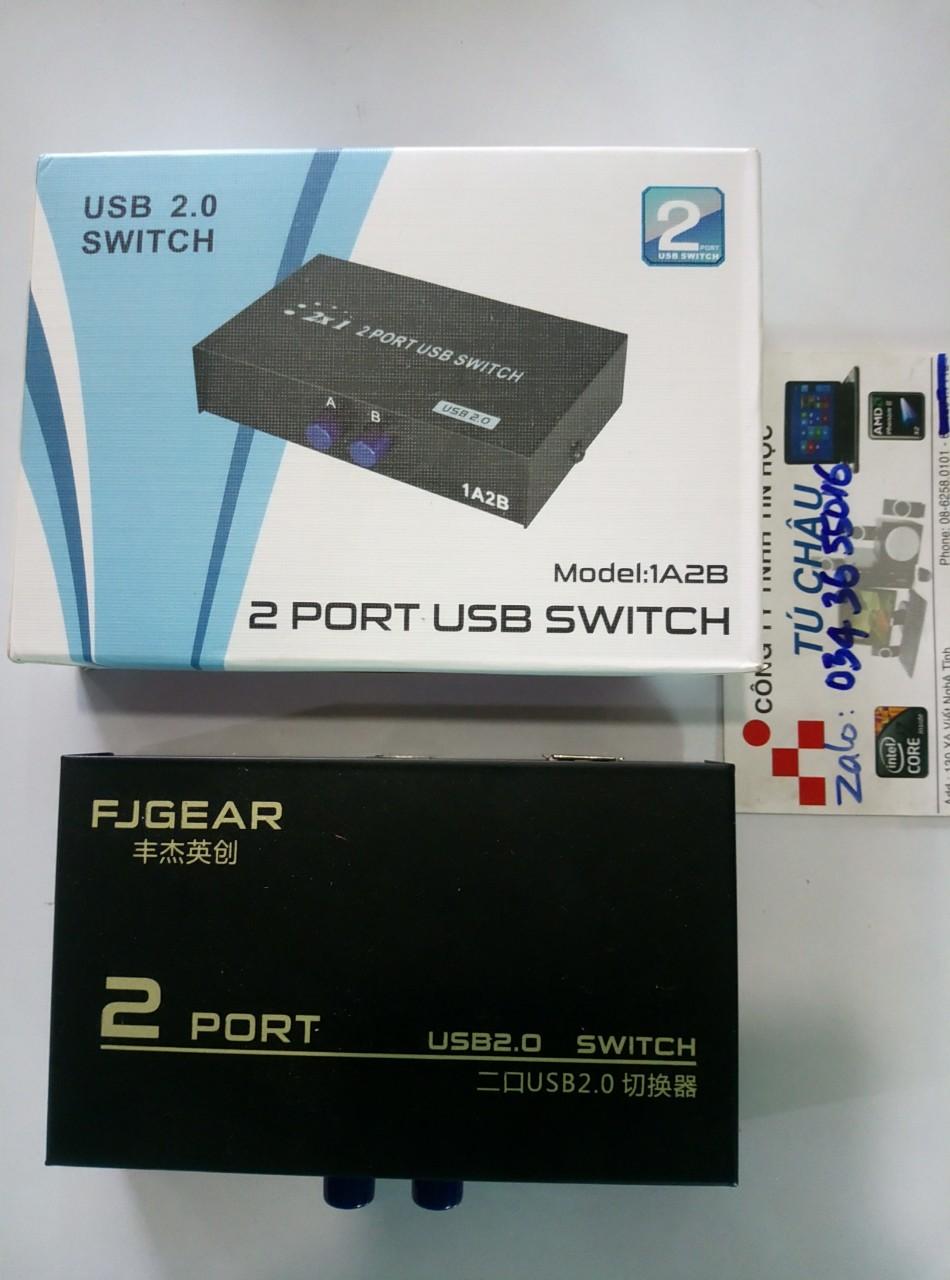 Bộ chia công tắc máy In USB 2.0 SWITCH MÁY IN - Model: 1A2B