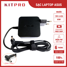 [SẠC ZIN THEO MÁY] Cục sạc laptop ASUS đầu nhỏ 19V 3.42A 65W kích thước đầu ghim 4.0mm x 1.35mm Fullbox mới 100% KITPRO