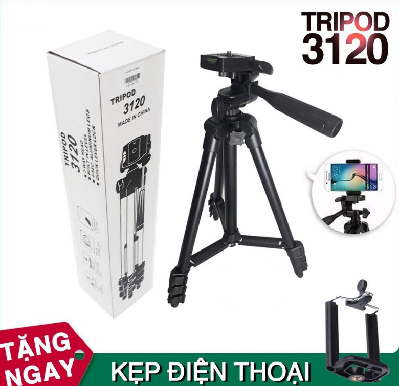 Chân Tripod cao cấp TF-3120 hỗ trợ chụp ảnh mẫu mới nhất