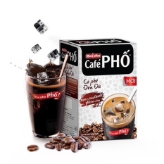 cafe phố đen đá 2in1 Maccoffee 10gói x 16g
