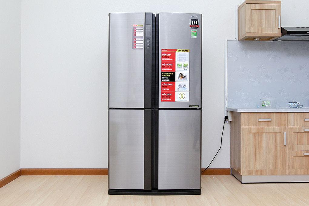 Tủ lạnh Sharp side by side Inverter 556 lít SJ-FX630V-ST - Hàng mới 100% nguyên đai nguyên kiện